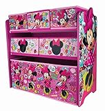 spielzeug schrank draußen Disney Kinderregal mit Minnie Mouse Motiv