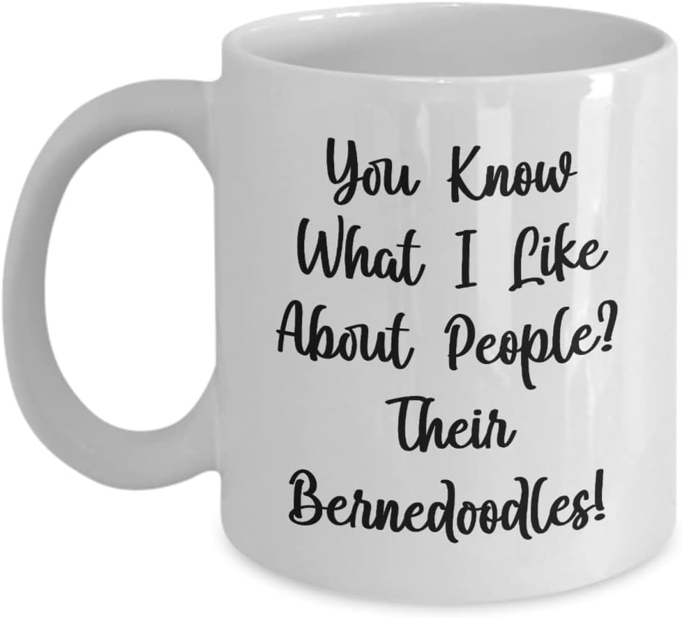 Bernedoodle Coffee Mug, Dog Mom Or Dad Gifts, New Puppy