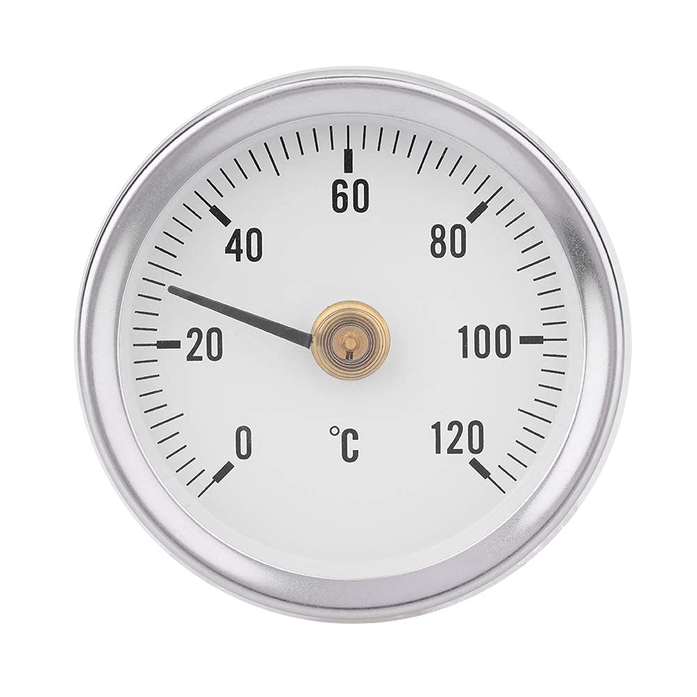 Ejoyous - Termómetro de resorte (63 mm, de lectura rápida, IP55, IP55, con polvo, impermeable, para mangueras superficiales, Power PoSTANTS Marine con pantalla de temperatura de cristal