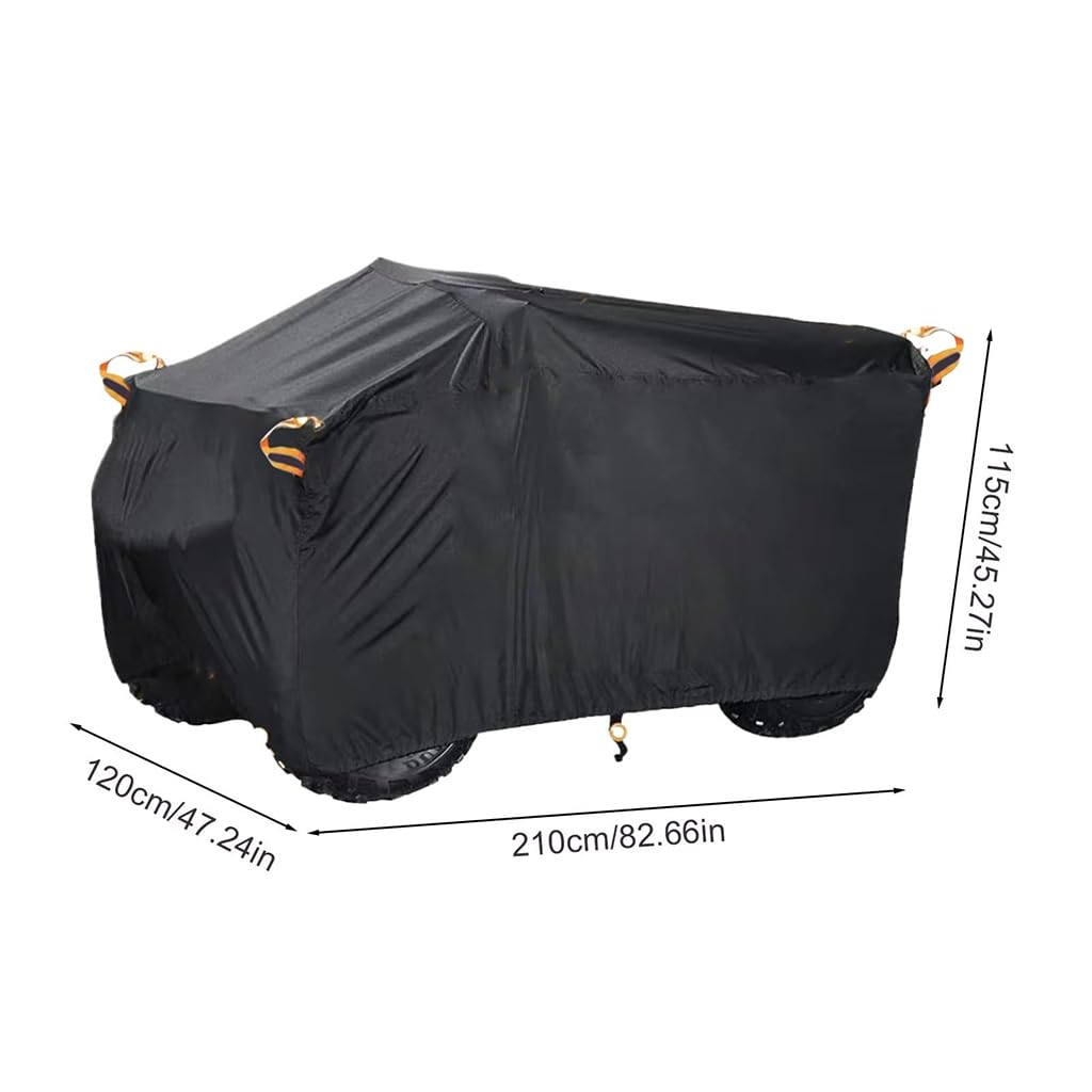 Housse Quad pour ATV pour Yamaha Raptor 110 2024 2025 2026, Oxford Quad Résistant à l'hiver Poussière Pluie Protection, Extérieure Bâche Protection Quad,B