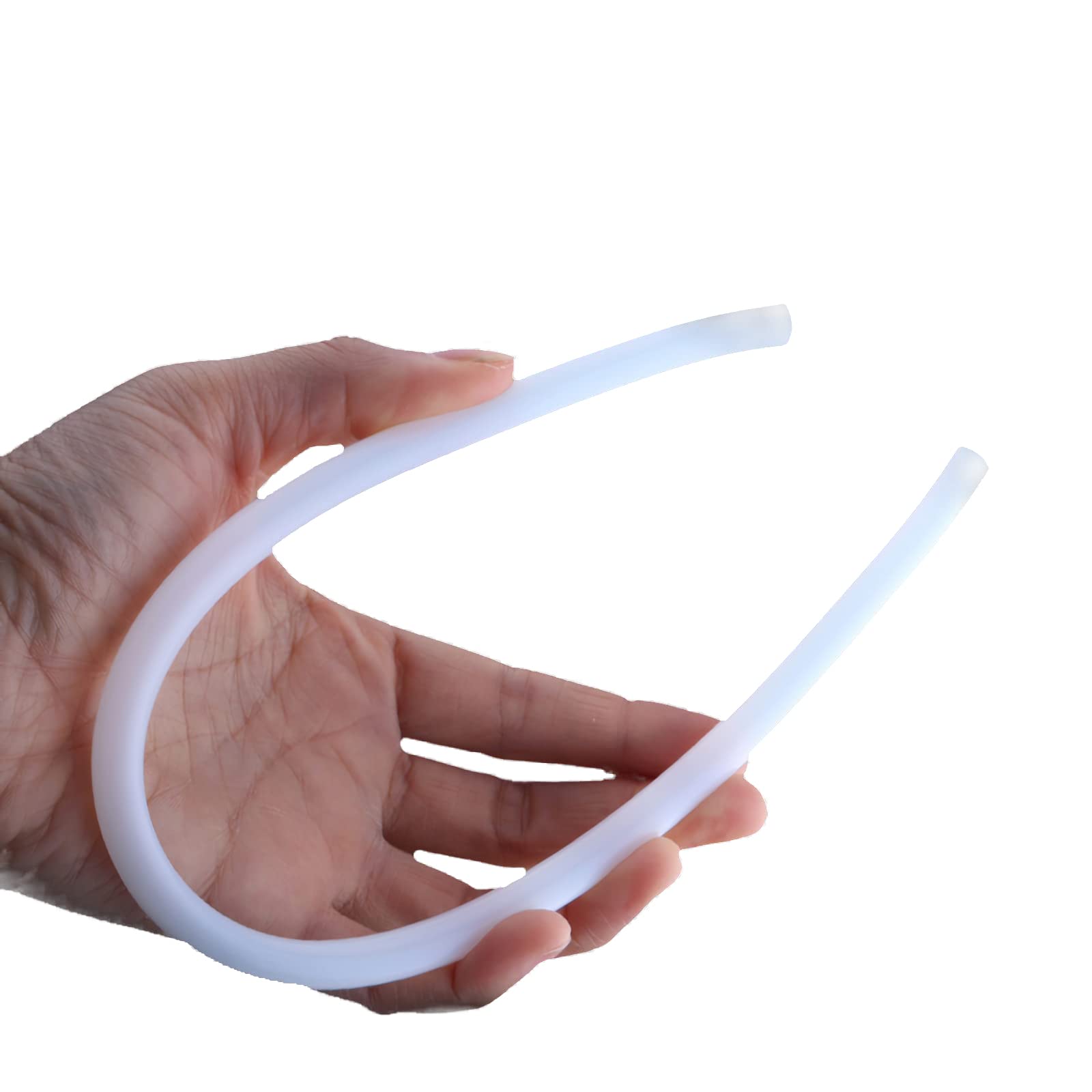 TEN-HIGH 5m PTFE-Schlauch,Transparenter Teflonschlauch（4mm Innendurchmesse x 6mm OD）Hitzebeständig Luftschlauch Teflon Tube Weit Verbreitet in Chemikalien, Ventilen Und 3D-Drucker