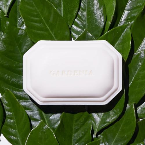 Image of Caswell-Massey Gardenia Natural Bar Soap for Women, Moisturizing Body Soap Bar for All Skin Types, Made with Essential Oils & Plant-Based Formula for Soft Skin, 3.5 oz