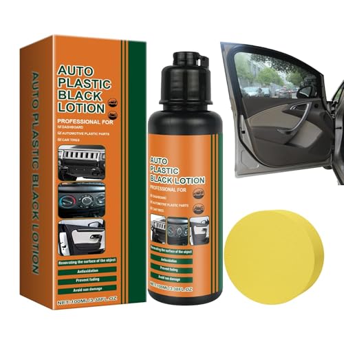 Restaurador de molduras automáticas: protector de interior de 100 ml, duradero, limpiador de brillo para panel de puerta de tablero, accesorio de detalles de restauración | Uso del cuidado de