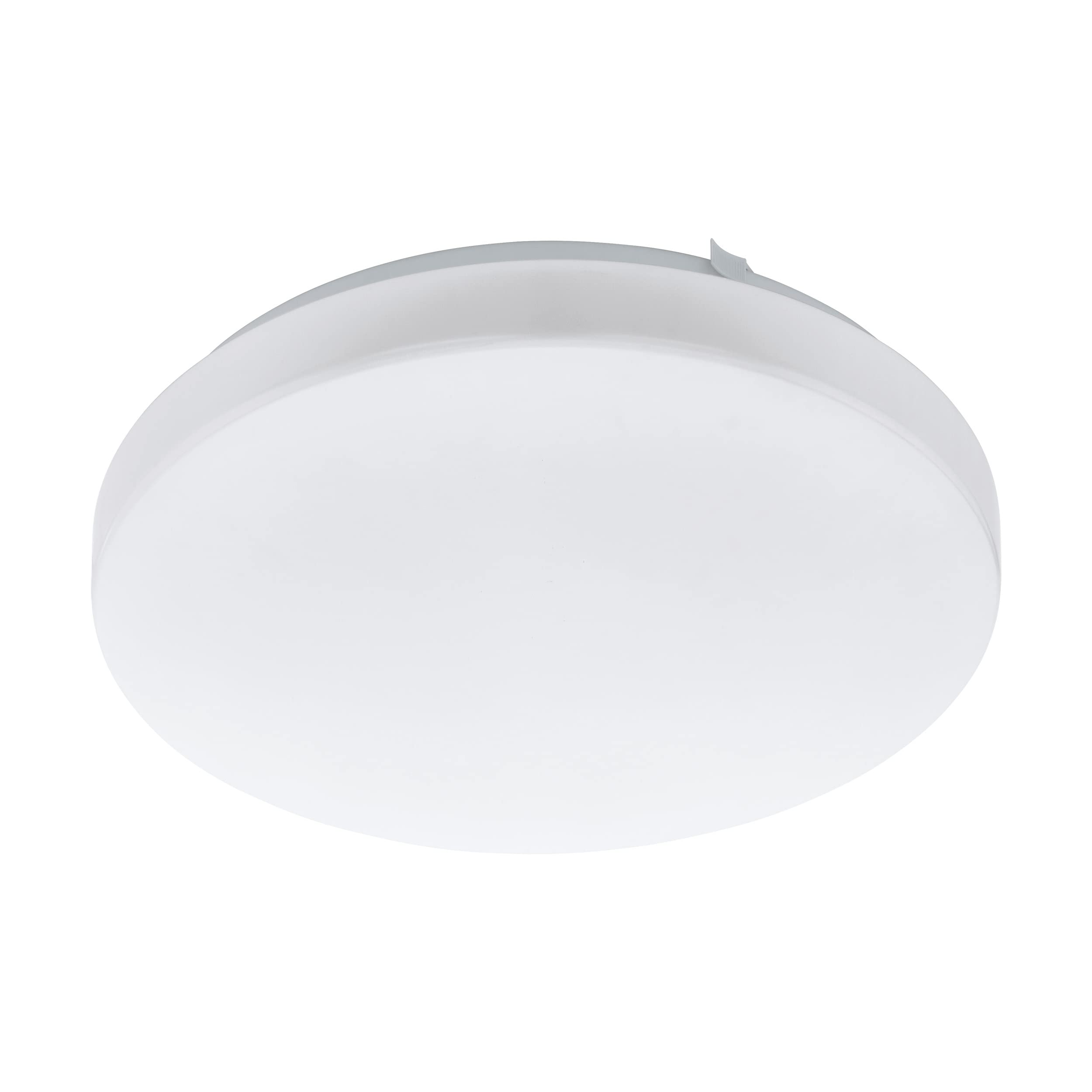 EGLO Wall/Ceiling Light, Alloy Steel Plastic, 11.5 W, White, Diameter 28 cm