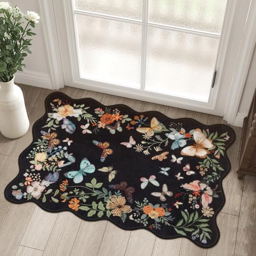 Rugalia Scalloped Butterfly Rug