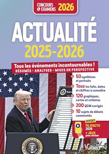 Actualité 2025-2026 - Concours et examens - Fil d'actu 2026 et jeux interactifs offerts: Tous les événements incontournables - Résumés, analyses et mises...