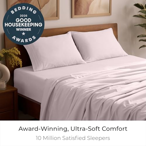 Mellanni Queen Sheets Set - 4 PC Iconic Collection Bedding - Hotel Luxury, Extra Soft, Cooling Bed Sheets - Wrinkle, Fade, Stain Resistant (Queen,