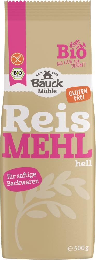 Reismehl hell glutenfrei Bio 18 x 500 g