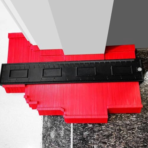 10 Inch Contour Gauge, Adjustable Multifunctional Shape Profiler, Contour Ruler, Tile Laminating Tool, Irregular Welding, Woodworking and Construction, Precision Measuring Tool 6 10 Inch Contour Gauge, Adjustable Multifunctional Shape Profiler, Contour Ruler, Tile Laminating Tool, Irregular Welding, Woodworking and Construction, Precision Measuring Tool - Image 6