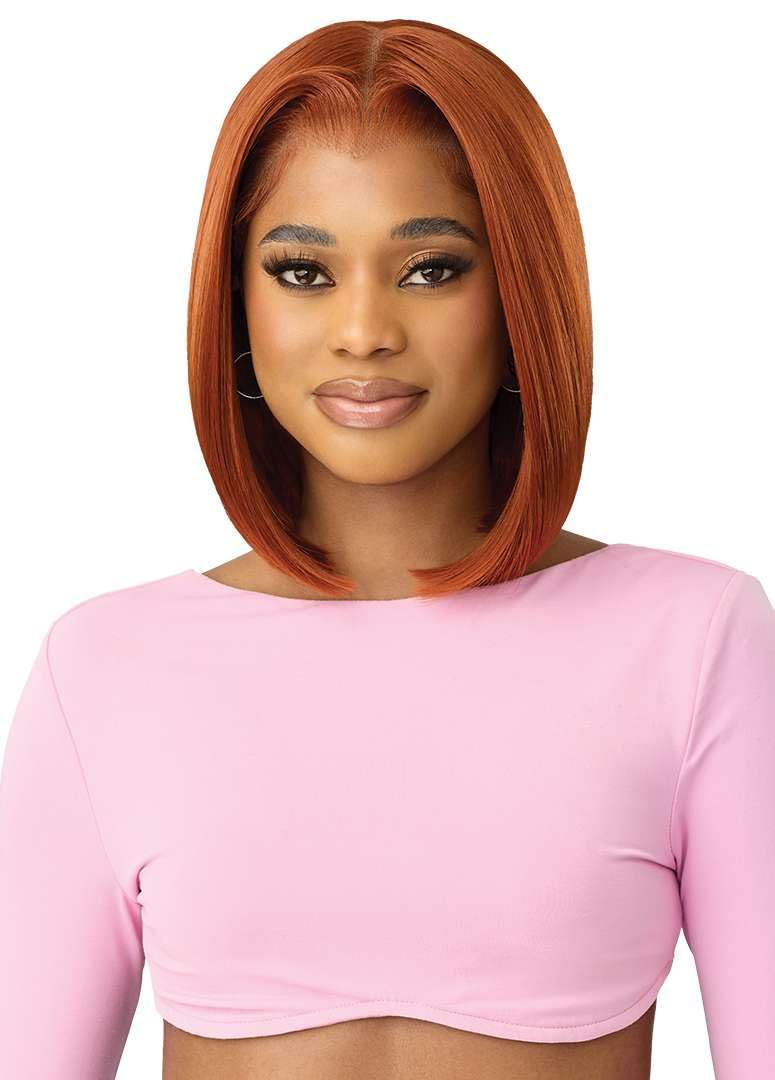 Outre Lace Front Wig - Perfect Hair Line 13X6 - True Frontal - Peak 709 (JET BLACK 1)