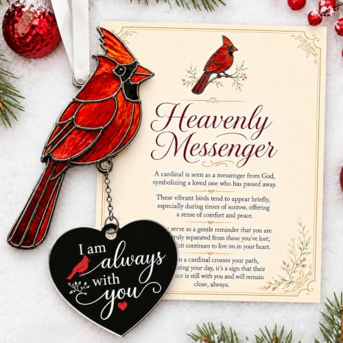 Cardinal Christmas Ornaments - Cardinal Gifts, Memorial Sympathy Ornaments
