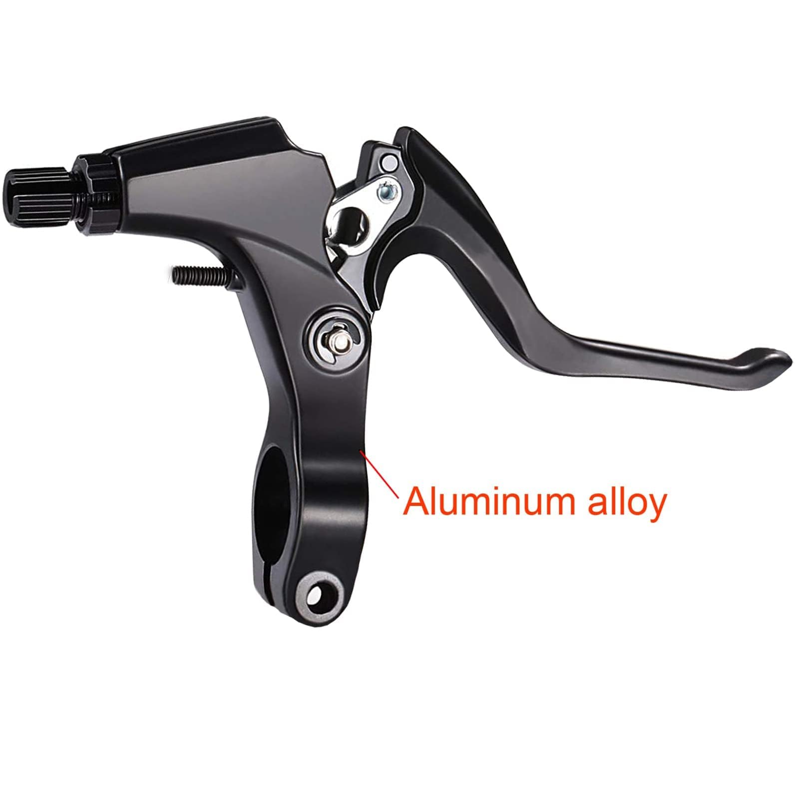 Set 2 Leve Freno Bici In Alluminio + Cavi Freno Anteriore E Posteriore – Diametro Manubrio 22,2 Mm, Per MTB, Strada E BMX, Nero