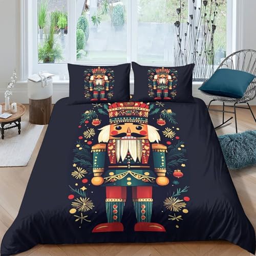 Housse de Couette Ciel Nocturne King Parure Lit Microfibre 3D
