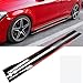 Side Skirts for BMW M8 Gran Coupe 2019-2024, Car Side Skirt Extension Rocker Panel Splitter Lip Winglet Spoiler Body Kit Car Accessories,Carbon Fiber Red