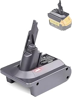 URUN Battery Adapter DW20V7 for Dewalt 20V Lithium Battery Converted to Replace for Dyson V7 Battery, for Dyson V7 Trigger V7 Fluffy V7 Absolute V7 Animal V7 SV11 Vacuum Cleaner (Only Adapter)