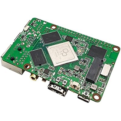 Rock Pi 4 Plus Model B Rockchip RK3399 SBC Single Board Computer eMMC Flash pre-Loaded with Twister OS Armbian (32G eMMc, No Heatsink)