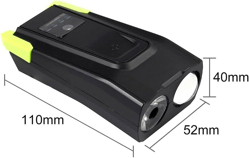 USB Rechargeable LED Bicycle Headlight Bike Head Light Front Lamp Cycling + Horn Cycle Flashlight,headlamp for Camping