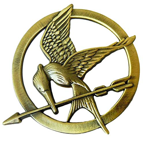 1 pièce Broche Katniss Everdeen du jeu de la faim, accessoire cosplay, réplique, pin Geai moqueur, insigne