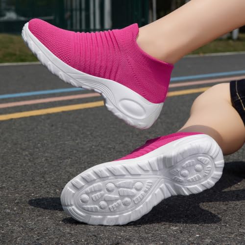 Image of Non Slip Work Shoes Women, Slip On Sneakers Women,Work Shoes Walking Gym Nurse Mesh Casual Fashion Sneakers Comfort Breathable Lightweight