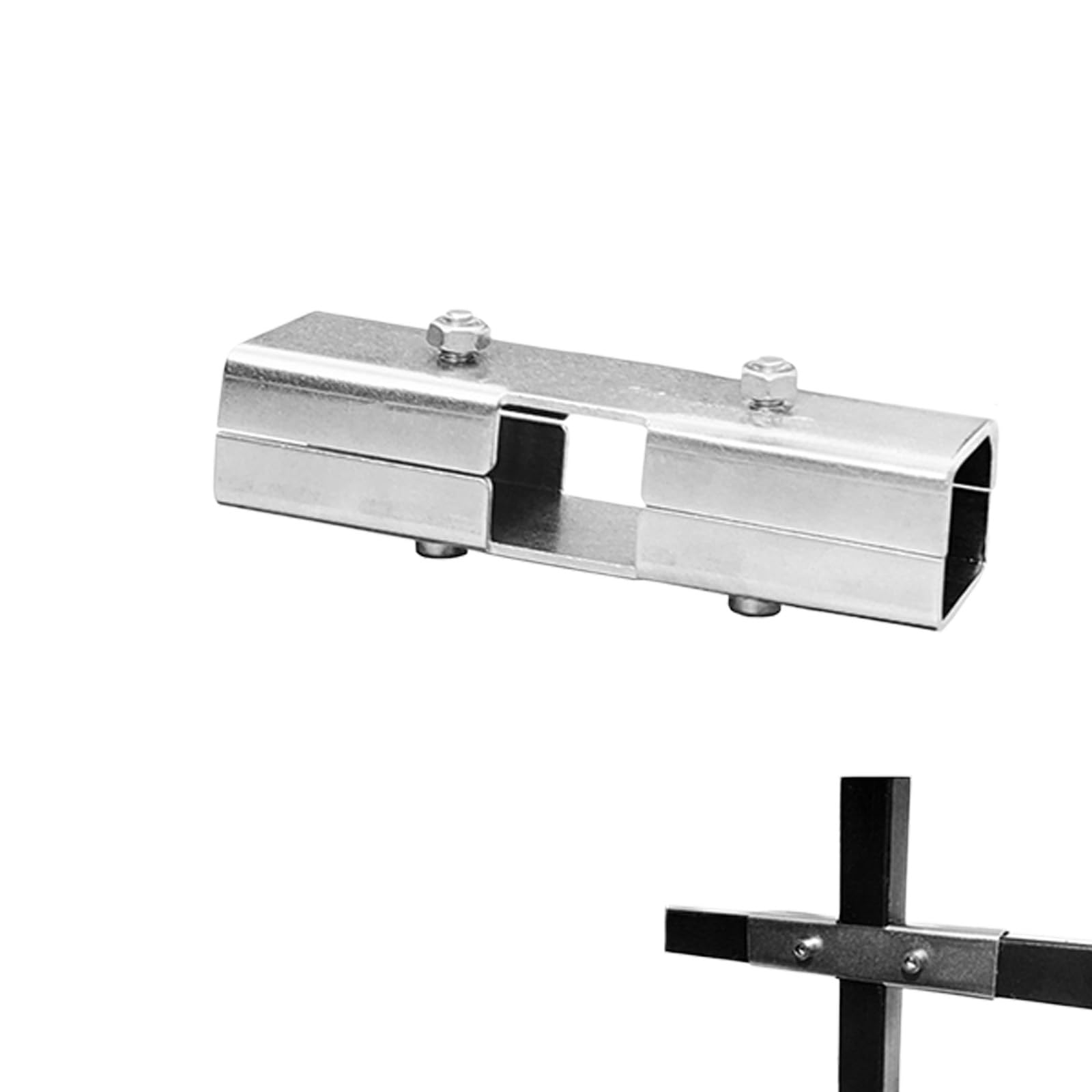 CUNZJIA Stainless Steel Joint Square Tube Connector Connection Fastener for Furniture Framing and Structural Enduring