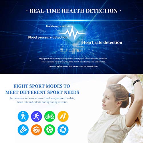 OWSOO LW02 pulseira inteligente relógio esportivo de 1,4 polegadas TFT tela BT4.2 rastreador de apti