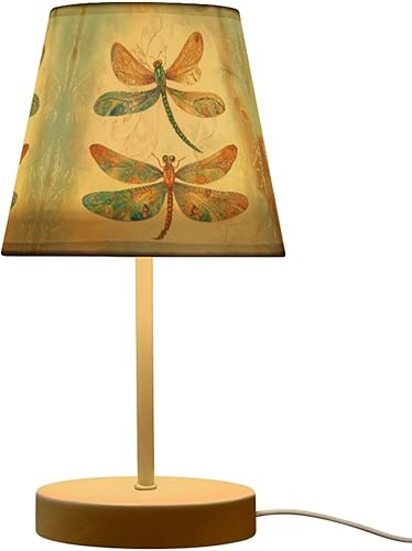 Miniatura 28 de Lámpara de mesa LED regulable con USB de 3 colores, estaca de madera de mar retro, gaviotas voladoras de 10.8 pulgadas de alto, luz de mesita de