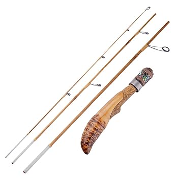 Amazon | 伸縮式 竹スタイル釣り竿 釣り竿とリールのコンボ 高