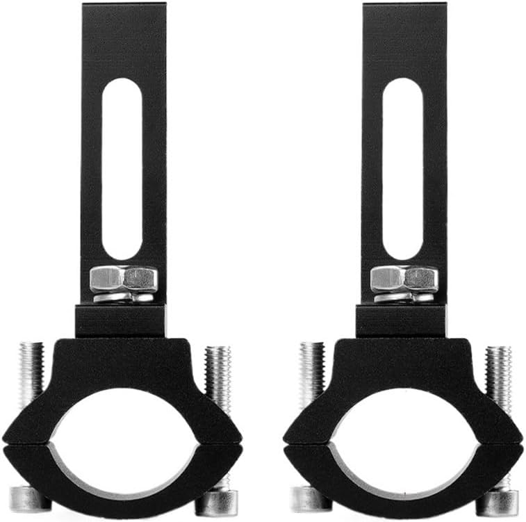 Motorcycle Headlight Bracket Clamp Motorcycle Headlight Spotlight Extension Brackets Stent Adjustable 22-31mm Fork Mount Clamp Fixed Lamp Handlebar Holder