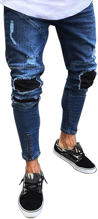 YouXin Slim Fit Jeans para Hombre Push Up Pantalones Vaqueros Elástico Ropa  De Calle Azul Marino XL: Amazon.es: Ropa