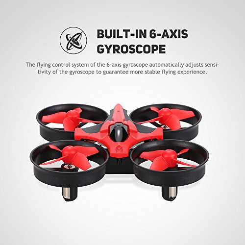 GoolRC Mini Drone with 3D Flips, Headless Mode, One Key Return, Full Protectors, H/L Speed, Anti Crush UFO RC Quadcopter