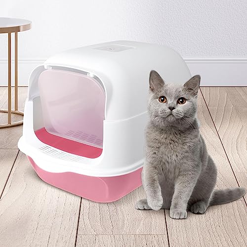 Litière pour chat bac fermé avec porte et bac à litière réutilisable - 6