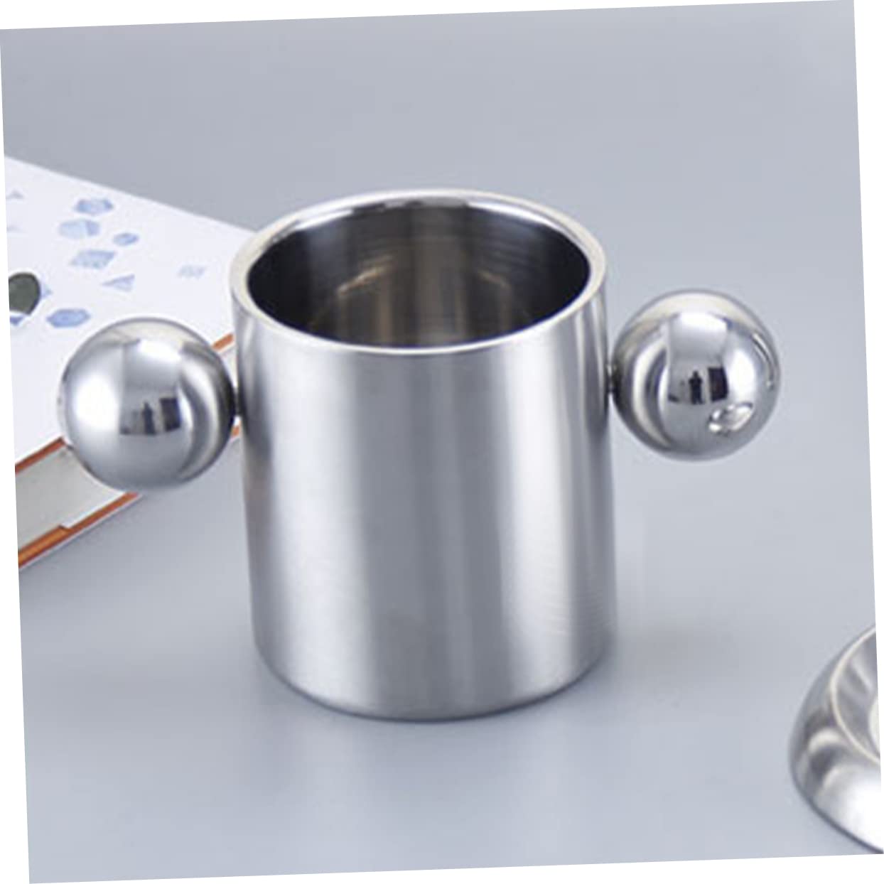 Toddmomy 2stücke Outdoor Wasserbecher Doppelwandiger Campingbecher Für Getränke Tragbarer Kaffeebecher Für Sport Und Rostfrei Und Leicht Zu Reinigen