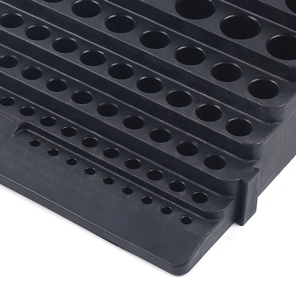 Mill Cutter Storage Tool Box Organizer 84-Hole Milling Cutter Storage Box - Case With ...