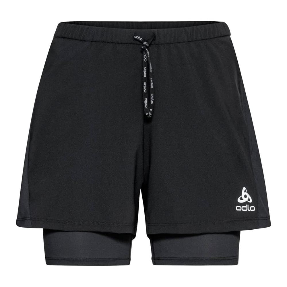 Odlo Essential 3In 2In1 Short de Running Femmes Schwarz