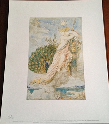 Affiche Gustave Moreau Le Paon Se Plaignant À Junon Poster 40X50 Cm