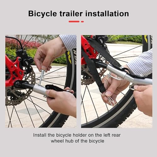Fahrradanhänger Kupplung Fahrrad Anhängerkupplung Anhänger Adapter Hundeanhänger mit Sicherungsstift Fahrrad Hänger Kupplung Hundefahrradanhänger Hunde Anhänger Hundewagen 2Set