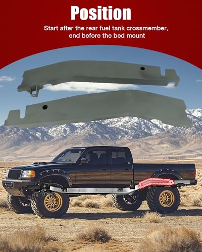 Image of Mountainpeak Mid Rear Frame Repair Kit Fit for 96-04 Toyota Tacoma 2WD /4WD | Reg & Xtra & Double Cab Models, Heavy-Duty 11 Guage Steel, Precision Laser Cut, Rust Patch Repair Kit