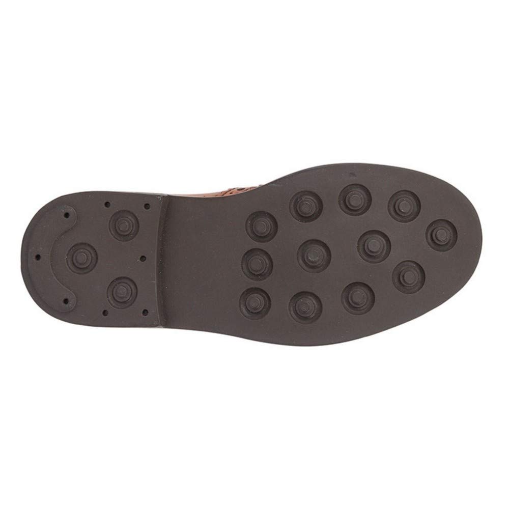 Roamers Johnny Boys Leather Brogue Chelsea Boots Tan