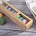 [15pcs]Brown Macarons Boxes of 6 Cavity, Small Macaron Container Bakery Box also fits for Muffins and Cookies Kraft Cardboard Packaging with Clear Window Lid 8inch×3inch×2 inch,Pack of 15
