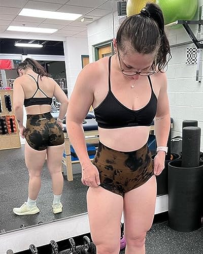 Image of AUROLA Dream Collection Women Workout Shorts High Waist Gym Shorts, Scrunch Butt Seamless Athletic Shorts