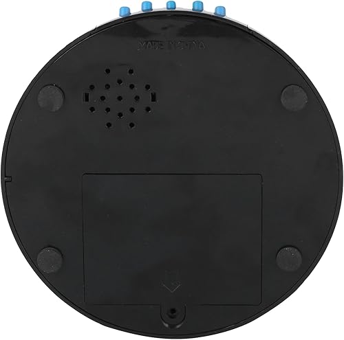 Miniatura 7 de Reloj despertador novedad volador LCD digital portátil mini hélice redonda suministros para el hogar