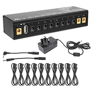 LED Indicatie Verscheidenheid van Plug Specificaties Elektrische Gitaar Pedaal Power (Britse regelgeving (100-240V))