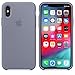 Dawsofl Soft Silicone Case Cover for Apple iPhone Xs Max 2018 (6.5inch) Boxed- Retail Packaging (Lavender Gray)