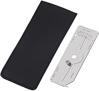 Vista 1 de Precisión de acero inoxidable V-WAC Tipo Undercut Single Fillet Weld Profundidad Soldadura Medida Herramientas de inspección (pulgadas)