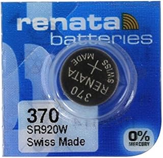 RENATA WATCH BATTERY 1.55V SWISS MADE BATTERIES 370 SR920W