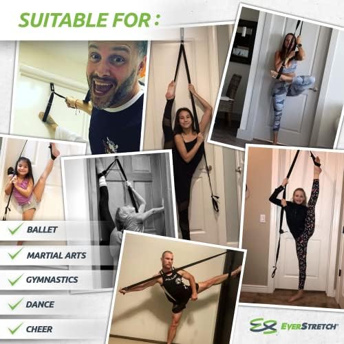 EverStretch Leg Stretcher: Get More Flexible With The Door Flexibility Trainer LITE Premium stretching equipment for ballet, dance, MMA, taekwondo & gymnastics. Your own portable stretch machine!
