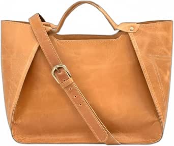 Luxury Designer Leather Tote Bag for Women, Structured Work Travel Handbag