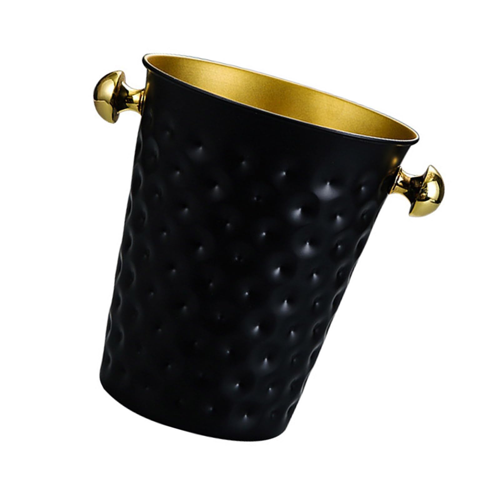 Tsophreniq Mouth Wine Bucket Beverage Tub Hammer Pattern Stainsless Steels Ice Buckets Drinkware for Parities, Gathering Champagnes Metal Drink Coolers Drinking
