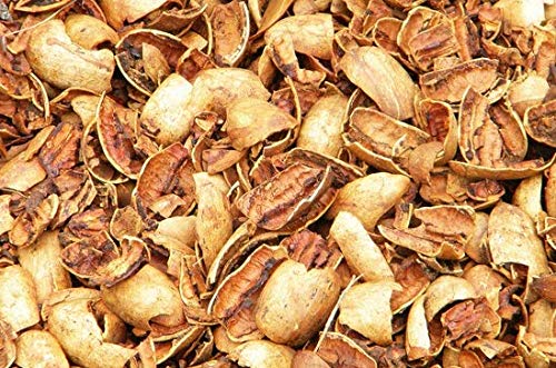 Pecan Shells (Shells only) | 5 lb Burlap Bag | BBQ/Smoker - Gardening | Millican Pecan | San Saba TX