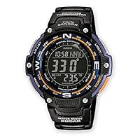 Casio SGW100 Series | Digital Watch & Compass | Blue | 200M WR | 100 SEC Stopwatch | Twin Sensor for Direction & Temperature | Low Temp Resistant | World Time | Auto Calendar | Multi Alarm
